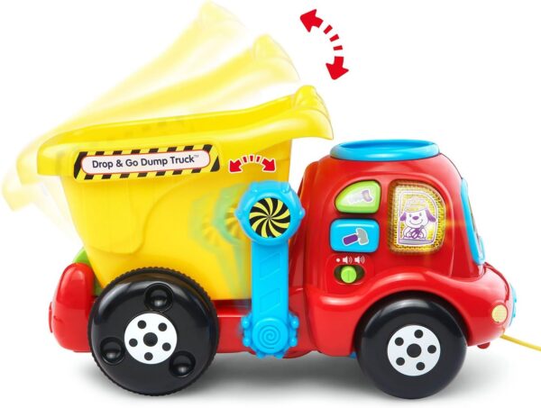 VTech Drop and Go Dump Truck, Yellow - Image 2