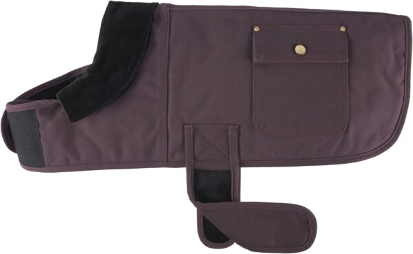 Carhartt Firm Duck Insulated Dog Chore Coat, Deep Wine, Small - Image 2