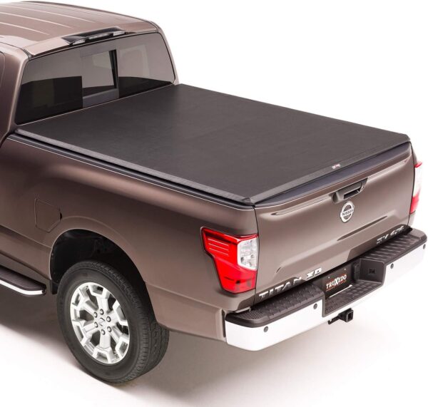 RealTruck TruXedo TruXport Soft Roll Up Truck Bed Tonneau Cover | 297401 | Fits 2016 - 2024 Nissan Titan w/Track System 5' 7" Bed (67")