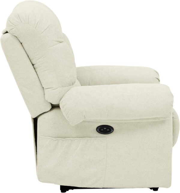 Power Recliner, Oversized, Cream - Image 4