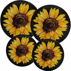 Burner Covers for Electric Stove(Sunflower)