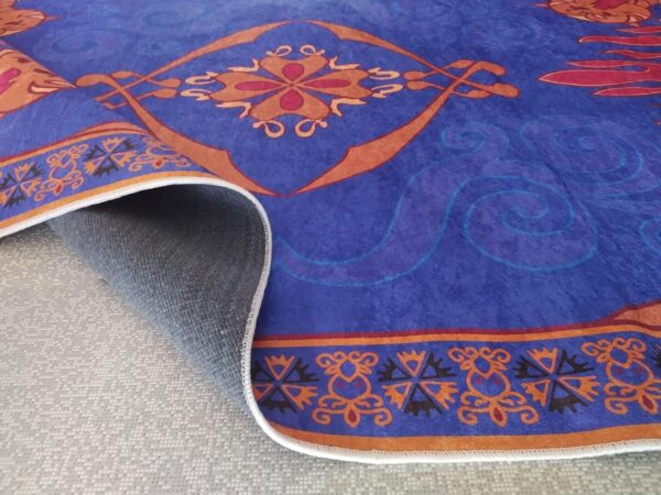 Aladdin Rug, Aladdin, Magic Carpet, Fantastic Rug, Living Room Rug, Kids Room Rug, Ethnic Rug, Minimalist,Custom Rug, Floor Rug, Area Rug, 2.6 x 3.9 feet, Colourful - Image 5