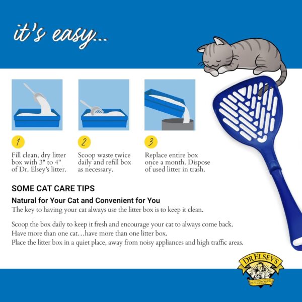 Dr. Elsey's Premium Clumping Cat Litter - Ultra - 99.9% Dust-Free, Low Tracking, Hard Clumping, Superior Odor Control, Unscented & Natural Ingredients - Image 6