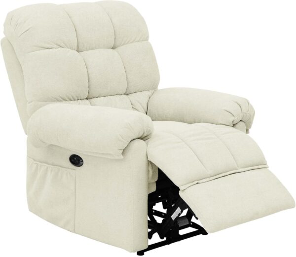 Power Recliner, Oversized, Cream - Image 6