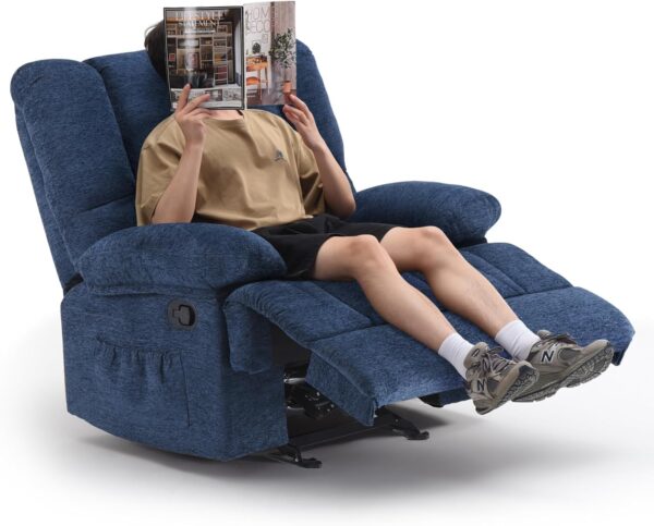 Oversized Rocking Rocker Recliner Chair for Living Room Adults - Image 7
