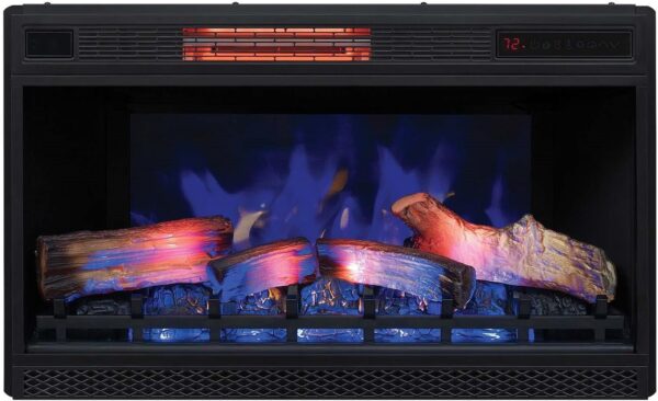 ClassicFlame 3D Infrared Quartz Electric Fireplace Insert Plug and Safer Sensor, 32" - Image 4