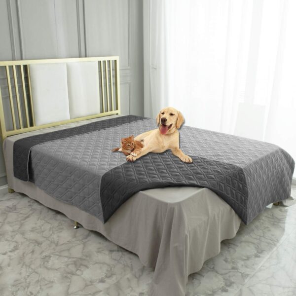 Ameritex Waterproof Dog Bed Cover Pet Blanket for Furniture Bed Couch Sofa Reversible - Image 6