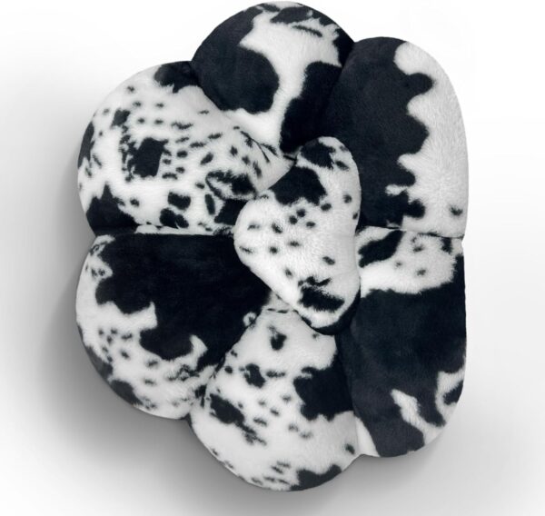 MOONBEEKI Cat Paw Cushion Chair Comfy Kawaii Chair Plush Seat Cushions Shape Lazy Pillow for Gamer Chair 28"x 24" Cozy Floor Cute Seat Kawaii for Girl Gift, Dining Room Bedroom Decorate (Milk Cow) - Image 5