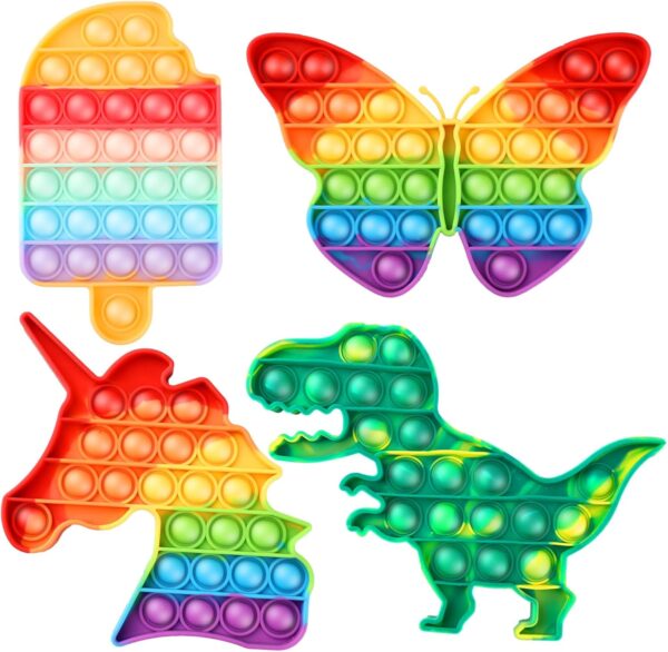 Fidget Toys, 120 Pack Fidgets Set Stocking Stuffers for Kids Party Favors Autism Sensory Toy Bulk Adults Kids Boys Girls Teens Stress Autistic ADHD Anxiety Carnival Treasure Classroom Prizes - Image 5