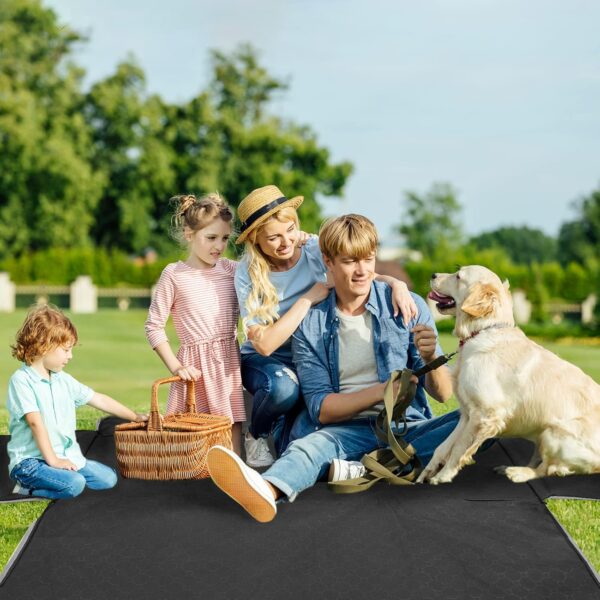 Mancro Dog Car Seat Cover for Back Seat, Waterproof Car Seat Protector for Dogs with Side Flaps, Scratchproof Dog Backseat Cover, Durable Nonslip Dog Hammock for Sedans, Trucks, SUVs, Standard - Image 7