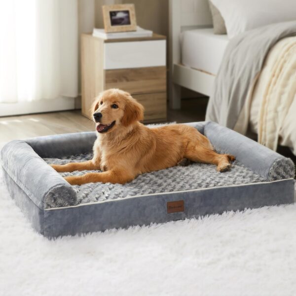 BFPETHOME Dog Beds for Large Dogs, Orthopedic Dog Bed for Medium Large Dogs,Big Waterproof Couch Dog Pet Bed with Removable Washable Cover - Image 9