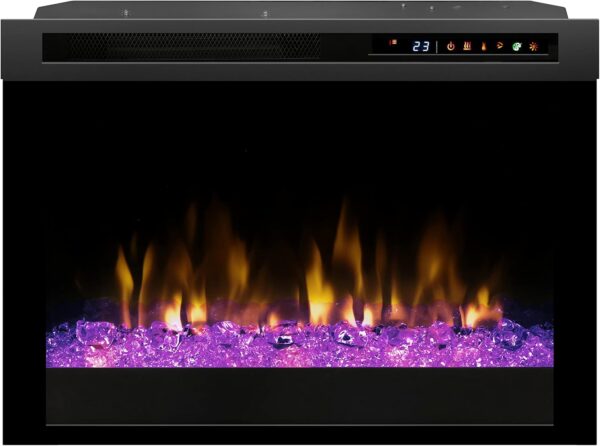 Dimplex 26 inch Multi-Fire XHD Electric Firebox with Acrylic Ember - Black, XHD26G - Image 4