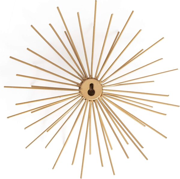 Fetco Habitat WA3718W Cabers SSilver Starbursts Metal Wall Art, Metallic 8.5" x 8.5" - Image 4