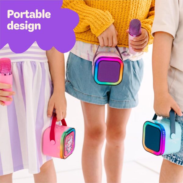 Move2Play Mini Karaoke Machine for Kids | Includes 20+ Kids Songs | Connect with Bluetooth | Kids Toy | Birthday Gift for 3, 4, 5, 6, 7, 8+ Year Old Girls and Boys - Image 6