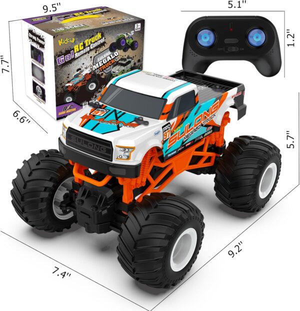 1:16 Scale RC Monster Truck - 2.4GHz All Terrain Car for Kids 4-12, 20 Km/h Off Road RC Truck, Christmas or Birthday Gift - Image 6