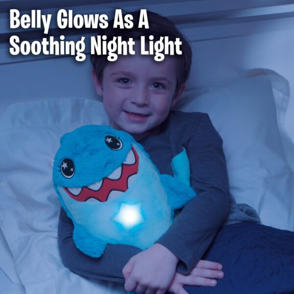 Ontel Star Belly Dream Lites, Stuffed Animal Night Light, Snuggly Blue Shark - Projects Glowing Stars & Shapes in 6 Gentle Colors, As Seen on TV - Image 7