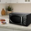 Emerson MWRG0901BK Retro Compact Countertop 800W Microwave Oven with 1,000W Grill Function, LED Display, 5 Power Levels, 8 Auto Menus, Glass Turntable and Child Safe Lock, 0.9 Cu. Ft., Black - Image 6