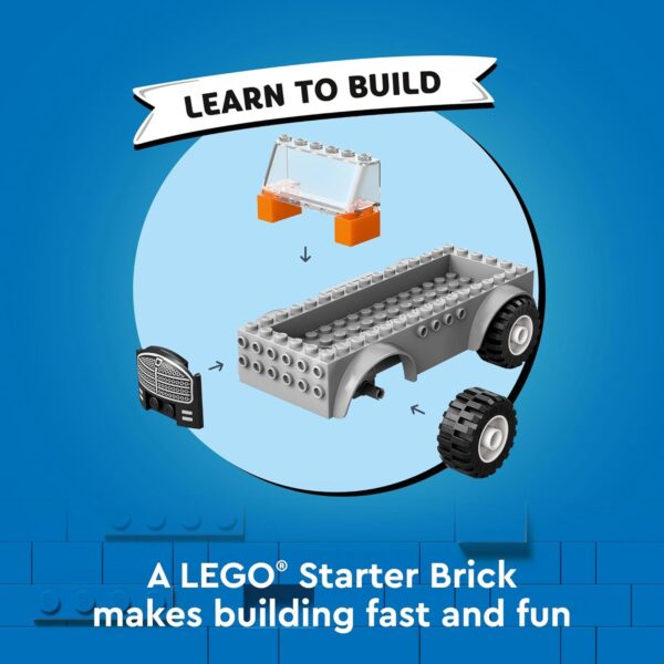 LEGO City Tow Truck and Sports Car Repair Building Set, Kids Gift Idea with 2 Minifigures and Accessories Including a Cochlear Implant, Pretend Play Tow Truck Toy for Boys & Girls Ages 4 and Up, 60435 - Image 5