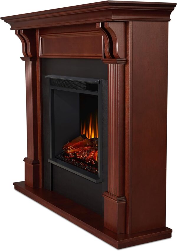 Real Flame Ashley 48" Electric Fireplace with Mantel for Living Room or Bedroom, Replaceable Fireplace Insert Heater, Realistic Log and Flame Effect, Remote Control, Timer. - Image 6