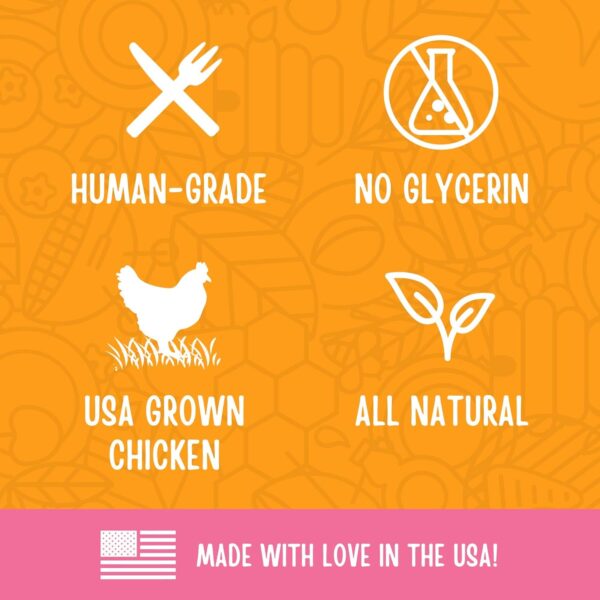 Full Moon Chicken Jerky Healthy All Natural Dog Treats Human Grade For Hip And Joint 12 oz - Image 6
