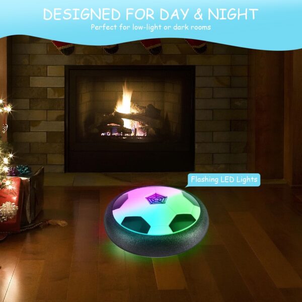 【2 Pack Hover Soccer Ball Indoor Toy for3 4 5 6 7 8 9 10 11 12 Year-Old Boys - Gift for Boys Aged3-12 for Kids Toy - Toys for Boys - Image 7