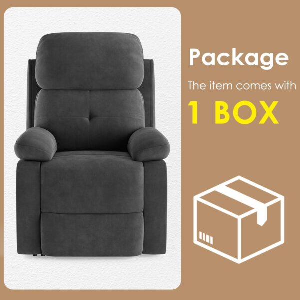 Small Manual Recliner Chairs for Adults Women for Living Room Small Spaces - Image 5