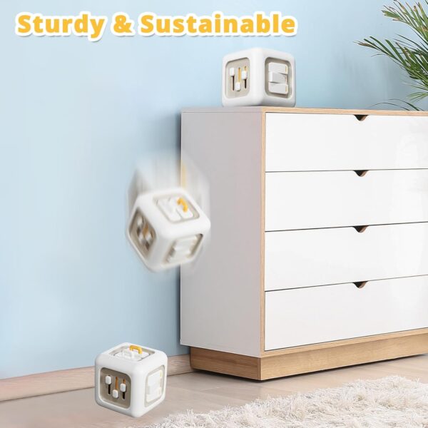 Busy Cube Toys for 1 Year Old Boy, Montessori Toys for 1+ Year Old, Travel Sensory Toys for Toddlers 1-3, Learning Fine Motor Skills| 1st Birthday Gifts Boy 12 Months + - Image 4