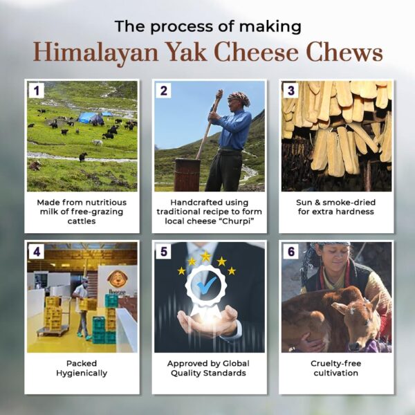 Dogsee Himalayan Dog Chews X-Large 10 Count | 100% Natural Yak Chews | Smoke Dried | Long Lasting Healthy Treats for Aggressive Chewers | Helps Fight Plaque & Tartar | SRP Box - Image 7