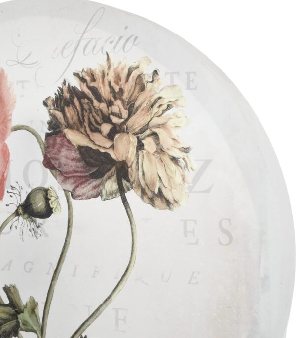 PRINZ Antique Blooms 19.75" x 19.75" Flower Canvas Wall Art, Round Floral Wall Decor for Bedroom, Bathroom, Living Room Multicolor - Image 5