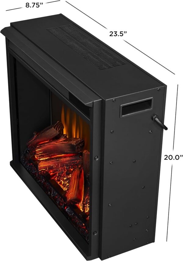 Real Flame Valmont 74" Electric Fireplace TV Stand for TVs up to 70 inches, Entertainment Center with Adjustable Shelves and Storage, TV Stand for Living Room and Bedroom, Remote Control, Timer - Image 7
