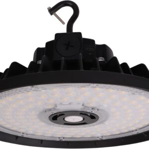 NBL LED UFO High Bay Light | Adj. Wattage 150W/200W/240W | 40,800 Lumens | 5000K Daylight | 120-277Vac | IP65 Waterproof | UL & DLC Listed | Ideal for Warehouse, Factory, Gym, and Industrial Lighting