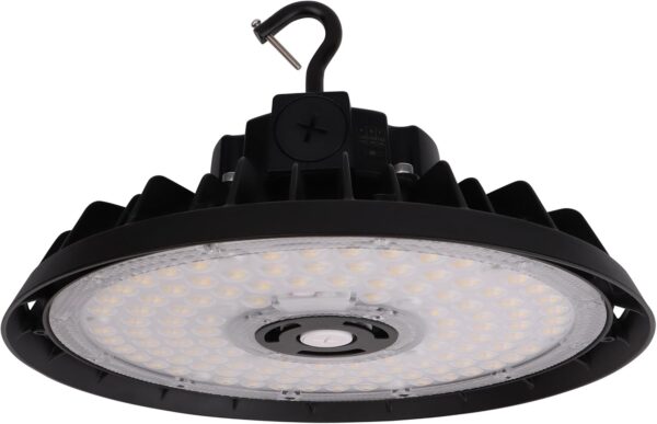 NBL LED UFO High Bay Light | Adj. Wattage 150W/200W/240W | 40,800 Lumens | 5000K Daylight | 120-277Vac | IP65 Waterproof | UL & DLC Listed | Ideal for Warehouse, Factory, Gym, and Industrial Lighting