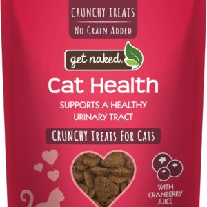 Get Naked Urinary Health Crunchy Treats For Cats, Cranberries, (1 Pouch), 2.5 Oz