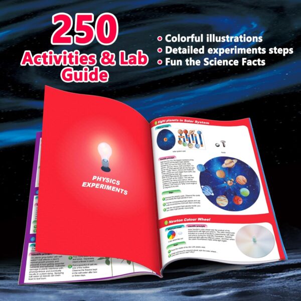 UNGLINGA 250+ Science Experiments Kits for Kids, Boys Girls Toys Birthday Gifts Ideas, Chemistry Set, STEM Activities Educational Project, Volcano and More Scientist Kit - Image 6