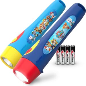 Energizer PAW Patrol Flashlights (2-Pack), Paw Patrol Toys for Boys and Girls, Great Lightweight LED Flashlights for Kids (Batteries Included)