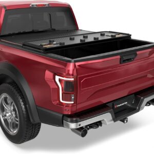 Hard Tri Fold Aluminum Truck Bed Tonneau Cover Compatible for 2019-2024 Ford Ranger Styleside 5FT 61Inch Truck Bed Cover