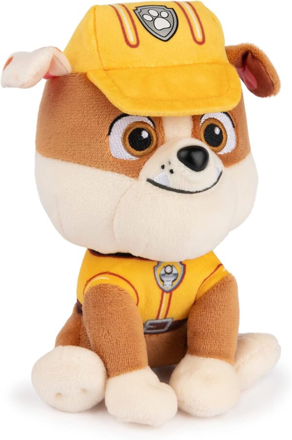 GUND Official PAW Patrol Rubble in Signature Construction Uniform Plush Toy, Stuffed Animal for Ages 1 and Up, 6" (Styles May Vary) - Image 4