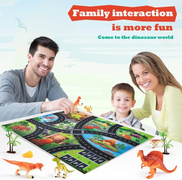 Dinosaur Toys for 3 4 5 Year Old Boys Gifts, Dinosaurs Toys for Kids 3-5-7, Dino Figures Activity Play Mat Christmas Birthday Gifts for Girls Toddler Toys Age 2-4 - Image 7