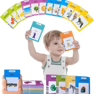 Talking Flash Cards Toddler Toys,Kids Toddler Flash Cards with 224/510 Sight Words,Montessori Toys,Bilingual English-Spanish，Learning Educational Toys for Kids Ages (224-Sight Words)