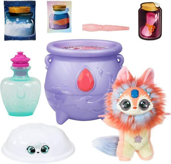 Magic Mixies Color Surprise Magic Cauldron. Reveal a Mixie Plushie from The Fizzing Cauldron and Discover 6 Magical Color Change Surprises - Styles May Vary - Non-Electronic Medium (Pack of 1) - Image 2