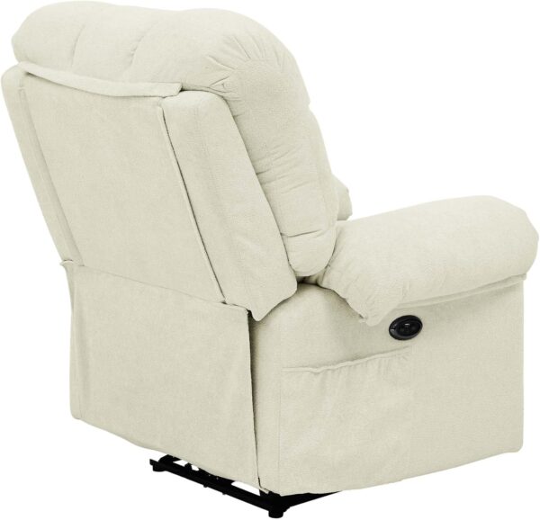 Power Recliner, Oversized, Cream - Image 5
