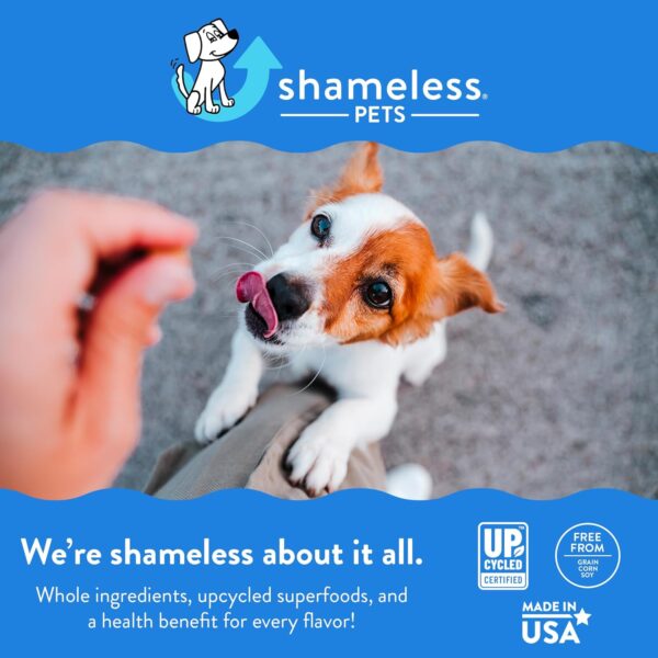 Shameless Pets Soft-Baked Dog Treats, Bananas for Bacon - Natural & Healthy Dog Chews for Skin & Coat Support with Omega 3 & 6 - Dog Biscuits Baked & Made in USA, Free from Grain, Corn & Soy - 1-Pack - Image 7