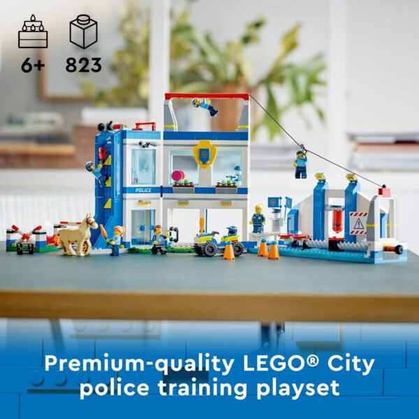 LEGO City Police Training Academy 60372, Station Playset with Obstacle Course, Horse Figure, Quad Bike Toy and 6 Officer Minifigures, for Kids Ages 6 Plus - Image 2