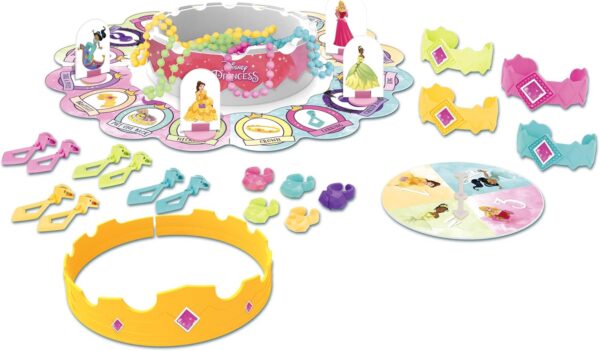 Hasbro Gaming Pretty Pretty Princess: Edition Board Game Featuring Disney Princesses, Jewelry Dress-Up Game for Kids Ages 5 and Up, for 2-4 Players - Image 2