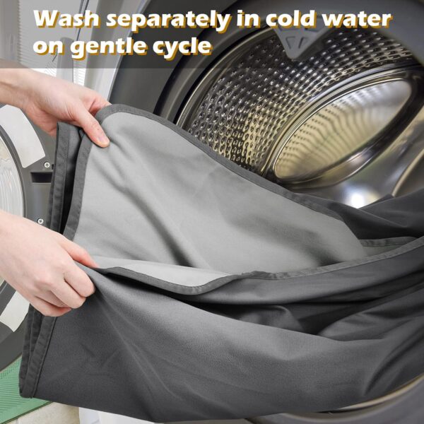 Catalonia Waterproof Fleece Blanket for Couch, Reversible Sofa Cover, Bed Coverlet Protector Washable, Leak Proof, Comfortable for People and Pets - Image 6