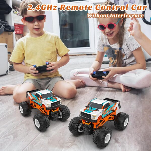 1:16 Scale RC Monster Truck - 2.4GHz All Terrain Car for Kids 4-12, 20 Km/h Off Road RC Truck, Christmas or Birthday Gift - Image 3