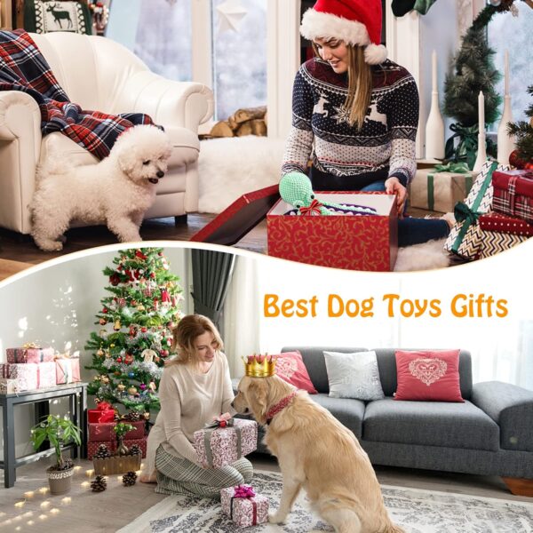 Squeaky Dog Toys for Large Dogs: Plush Dog Toys with Soft Fabric - Pet Toys for Small, Medium, and Large Dogs - Puppy Toys to Keep Them Busy - Image 7