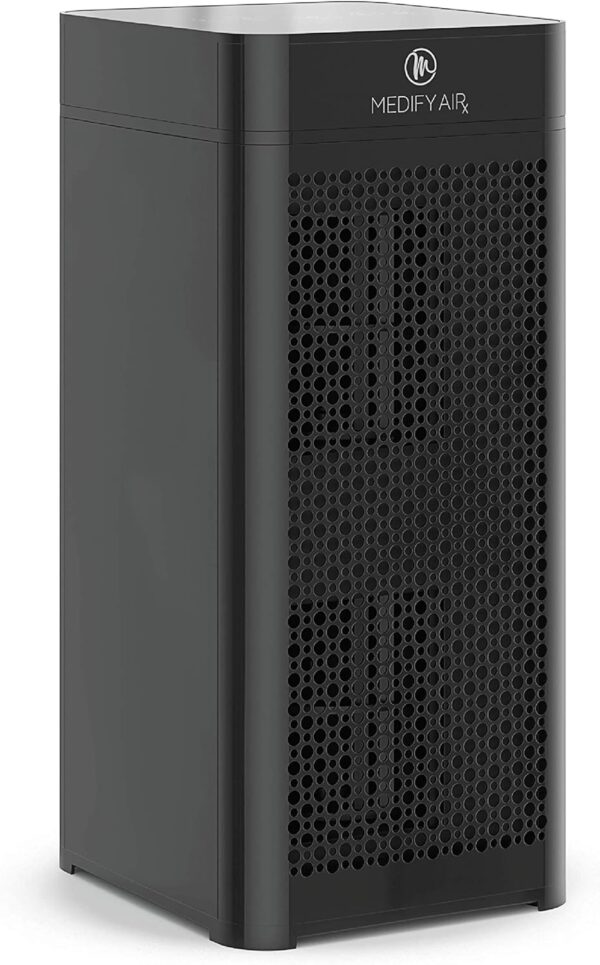 Medify MA-40 Air Purifier with True HEPA H13 Filter | 1,793 ft² Coverage in 1hr for Smoke, Wildfires, Odors, Pollen, Pets | Quiet 99.9% Removal to 0.1 Microns | Black, 1-Pack