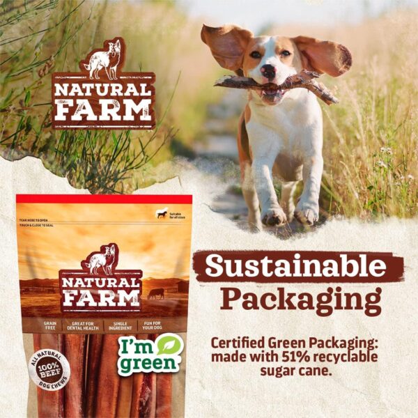 Natural Farm Chicken Filled Cow Hooves for Dogs (4-Pack), Long-Lasting Natural Hoof Beef Bone Treats, Best for Small, Medium & Large Dogs - Image 7