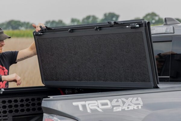 Rough Country Low Profile Truck Bed Cover, Hard Truck Tonneau Covers for Toyota Tacoma (2016-2023) - 5' Weather-Resistant Toyota Tacoma Bed Cover, Tacoma Bed Cover - 47420500B - Image 7